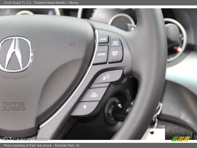 Polished Metal Metallic / Ebony 2010 Acura TL 3.5
