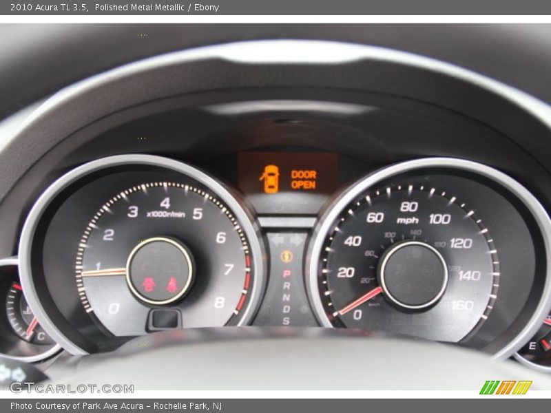 Polished Metal Metallic / Ebony 2010 Acura TL 3.5
