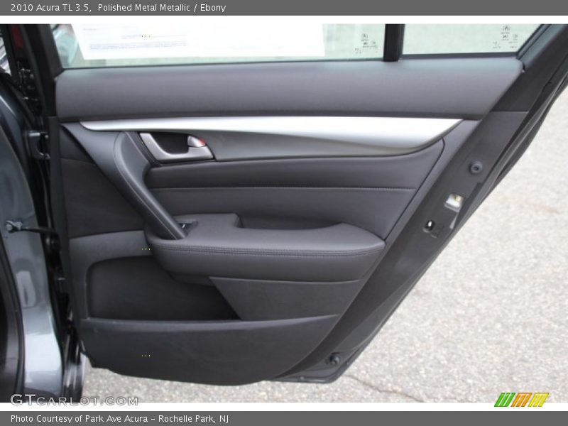 Polished Metal Metallic / Ebony 2010 Acura TL 3.5