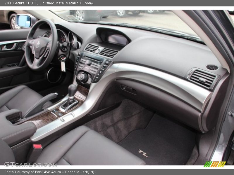 Polished Metal Metallic / Ebony 2010 Acura TL 3.5