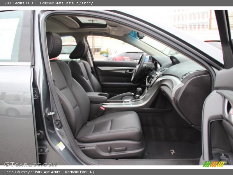 Polished Metal Metallic / Ebony 2010 Acura TL 3.5