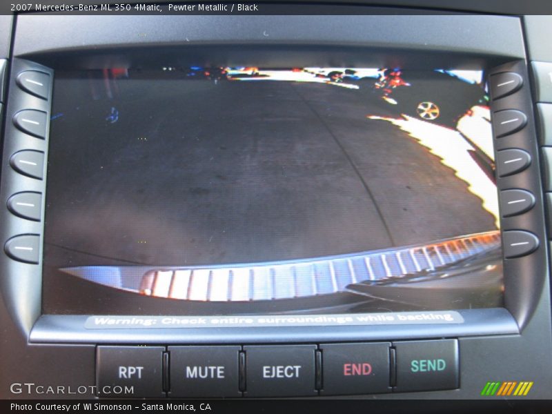 Pewter Metallic / Black 2007 Mercedes-Benz ML 350 4Matic