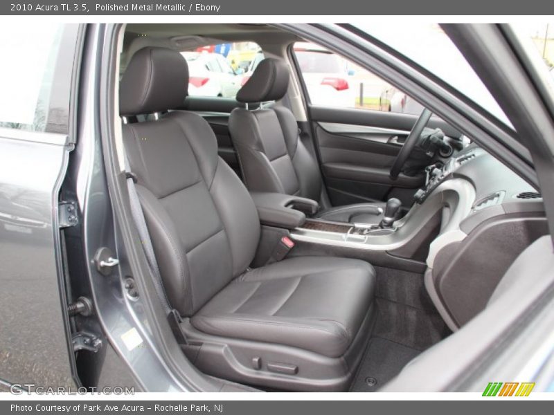 Polished Metal Metallic / Ebony 2010 Acura TL 3.5