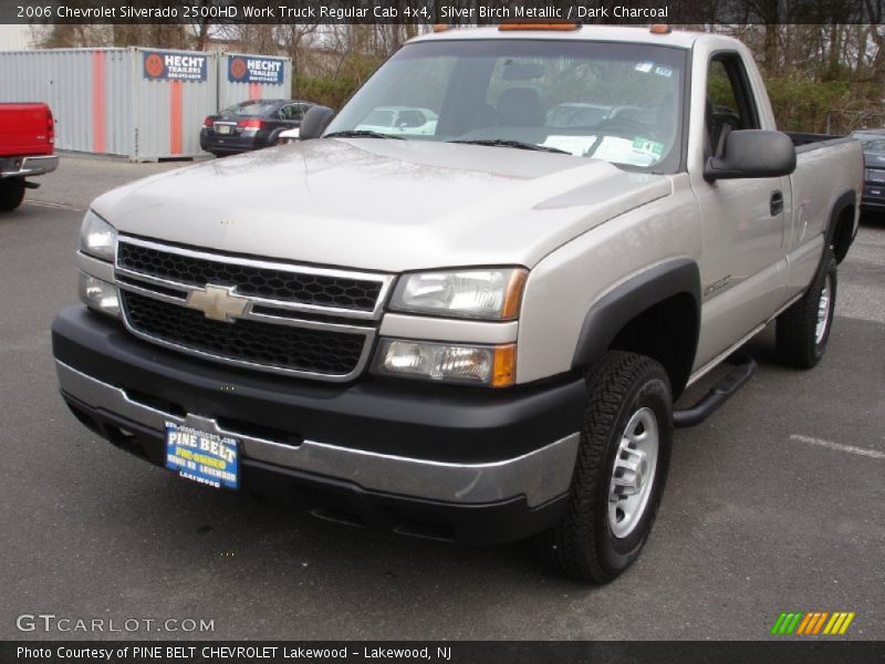Silver Birch Metallic / Dark Charcoal 2006 Chevrolet Silverado 2500HD Work Truck Regular Cab 4x4