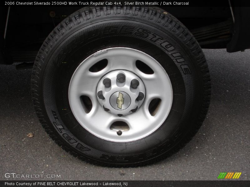 Silver Birch Metallic / Dark Charcoal 2006 Chevrolet Silverado 2500HD Work Truck Regular Cab 4x4
