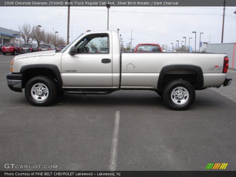 Silver Birch Metallic / Dark Charcoal 2006 Chevrolet Silverado 2500HD Work Truck Regular Cab 4x4
