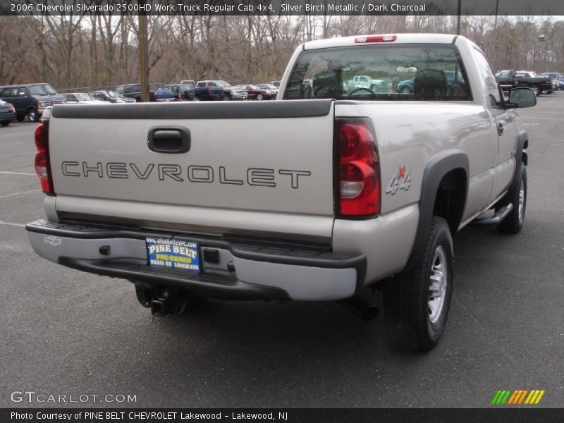 Silver Birch Metallic / Dark Charcoal 2006 Chevrolet Silverado 2500HD Work Truck Regular Cab 4x4