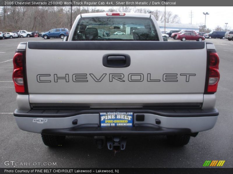 Silver Birch Metallic / Dark Charcoal 2006 Chevrolet Silverado 2500HD Work Truck Regular Cab 4x4