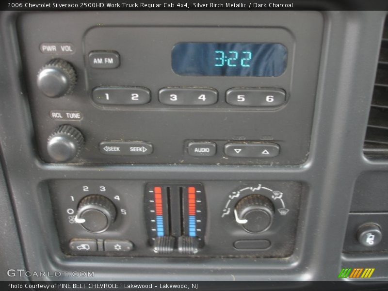 Silver Birch Metallic / Dark Charcoal 2006 Chevrolet Silverado 2500HD Work Truck Regular Cab 4x4