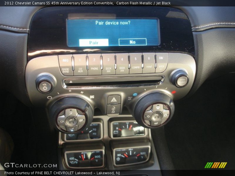 Carbon Flash Metallic / Jet Black 2012 Chevrolet Camaro SS 45th Anniversary Edition Convertible