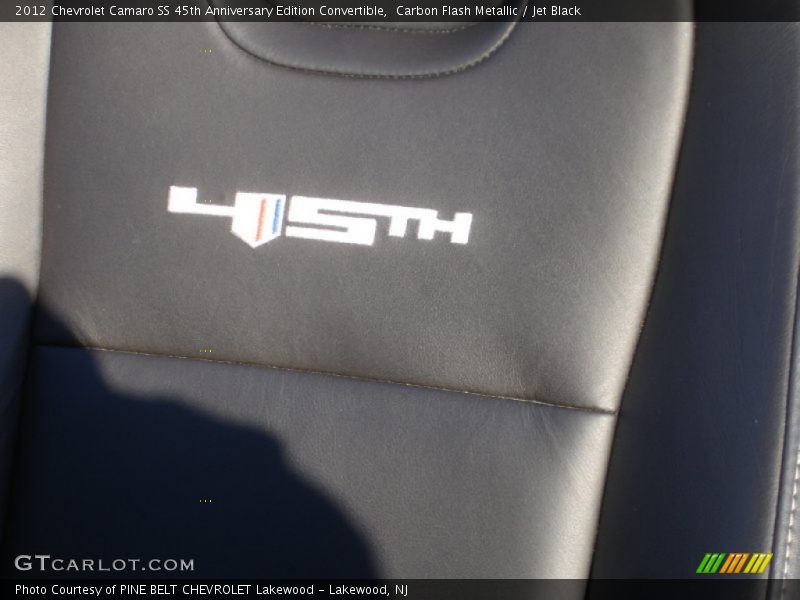 Carbon Flash Metallic / Jet Black 2012 Chevrolet Camaro SS 45th Anniversary Edition Convertible