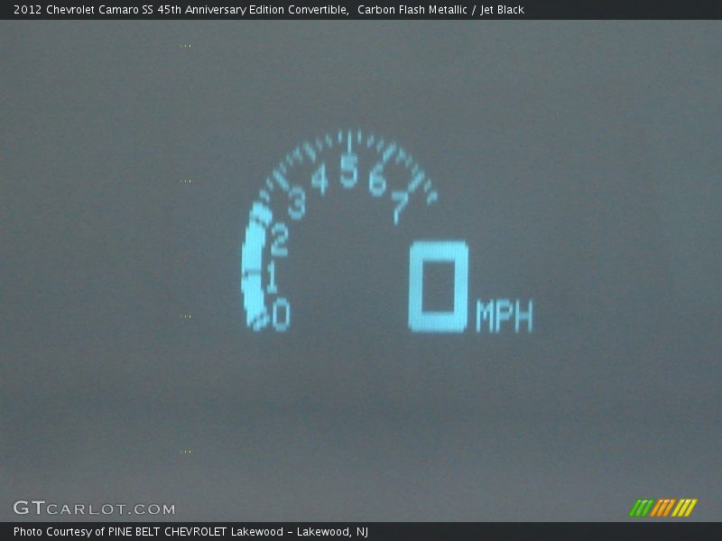 Carbon Flash Metallic / Jet Black 2012 Chevrolet Camaro SS 45th Anniversary Edition Convertible