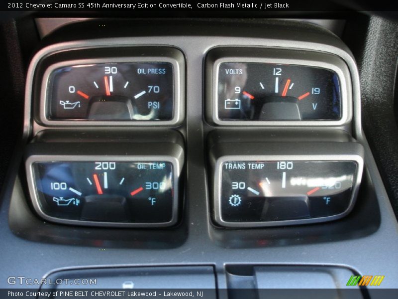 Carbon Flash Metallic / Jet Black 2012 Chevrolet Camaro SS 45th Anniversary Edition Convertible