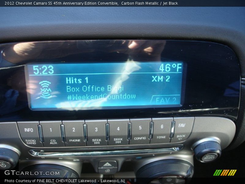 Carbon Flash Metallic / Jet Black 2012 Chevrolet Camaro SS 45th Anniversary Edition Convertible