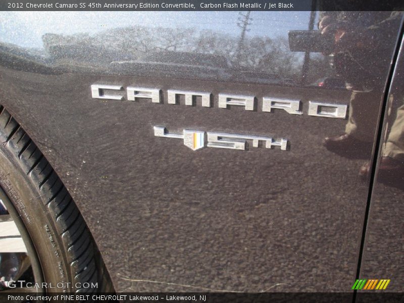Carbon Flash Metallic / Jet Black 2012 Chevrolet Camaro SS 45th Anniversary Edition Convertible