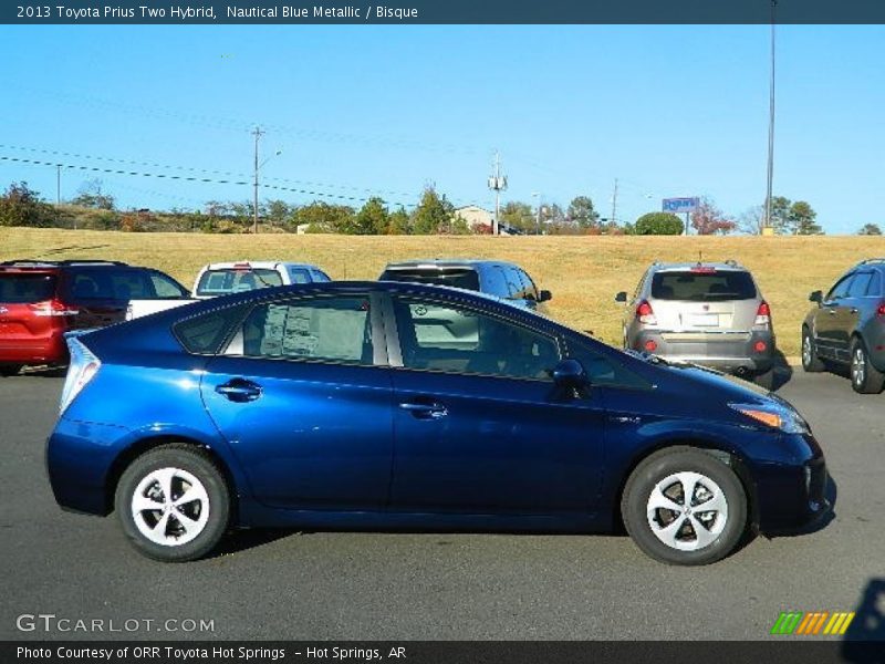 Nautical Blue Metallic / Bisque 2013 Toyota Prius Two Hybrid