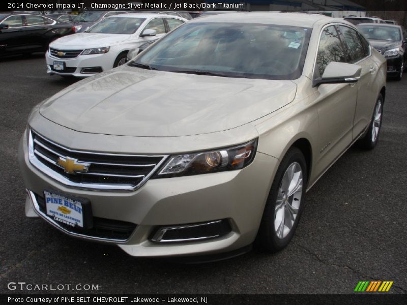 Champagne Silver Metallic / Jet Black/Dark Titanium 2014 Chevrolet Impala LT