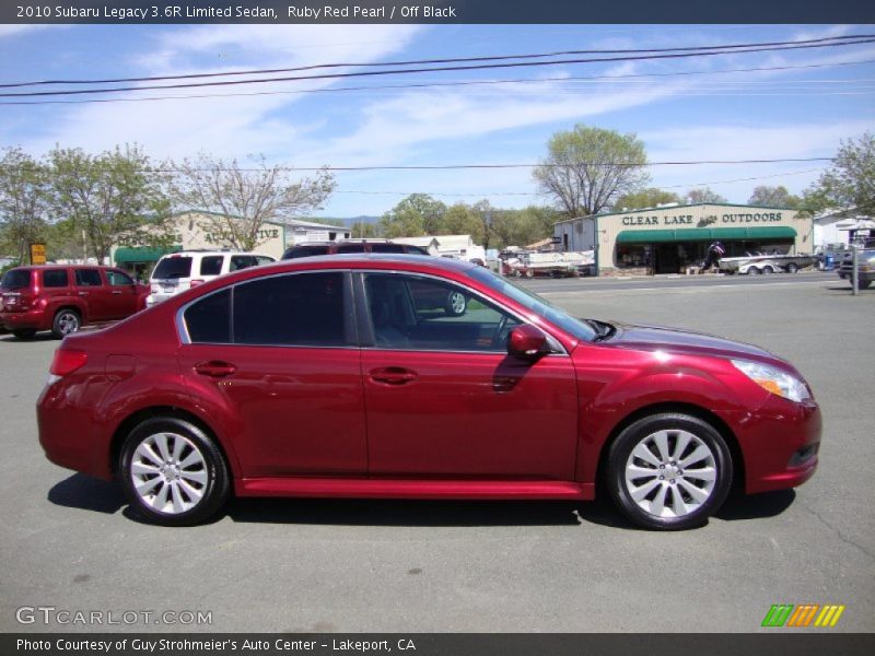  2010 Legacy 3.6R Limited Sedan Ruby Red Pearl