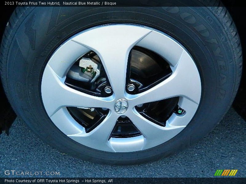 Nautical Blue Metallic / Bisque 2013 Toyota Prius Two Hybrid