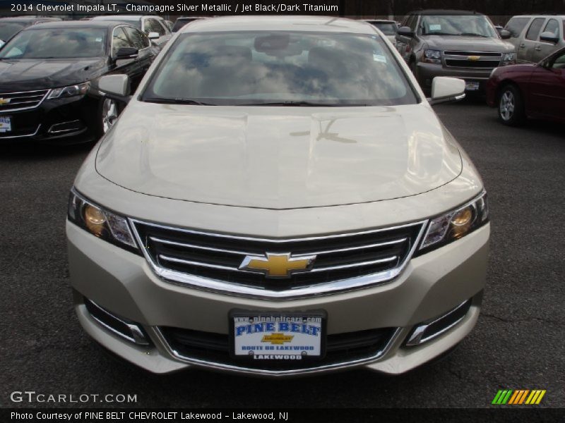 Champagne Silver Metallic / Jet Black/Dark Titanium 2014 Chevrolet Impala LT