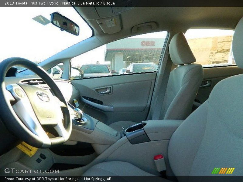 Nautical Blue Metallic / Bisque 2013 Toyota Prius Two Hybrid