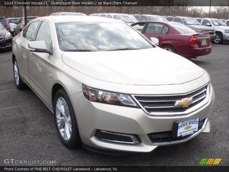 Champagne Silver Metallic / Jet Black/Dark Titanium 2014 Chevrolet Impala LT