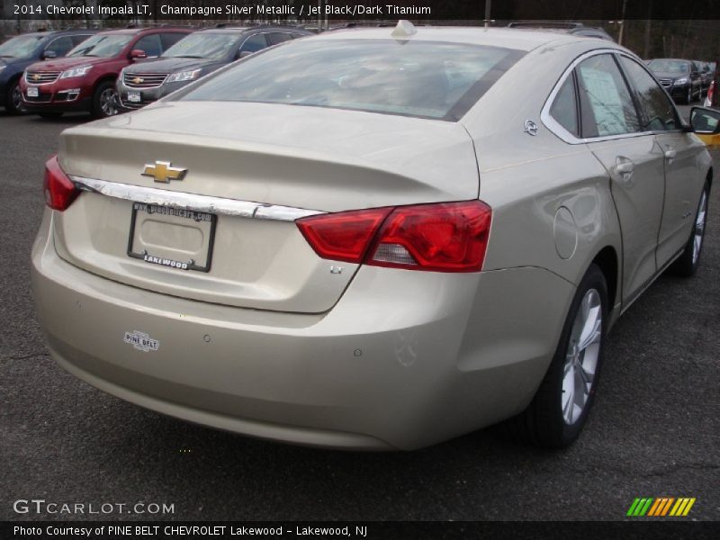 Champagne Silver Metallic / Jet Black/Dark Titanium 2014 Chevrolet Impala LT
