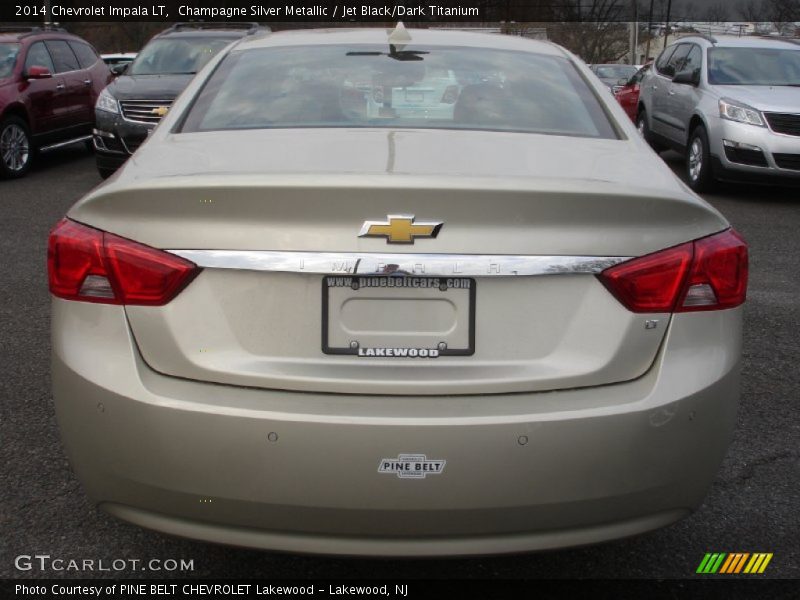 Champagne Silver Metallic / Jet Black/Dark Titanium 2014 Chevrolet Impala LT