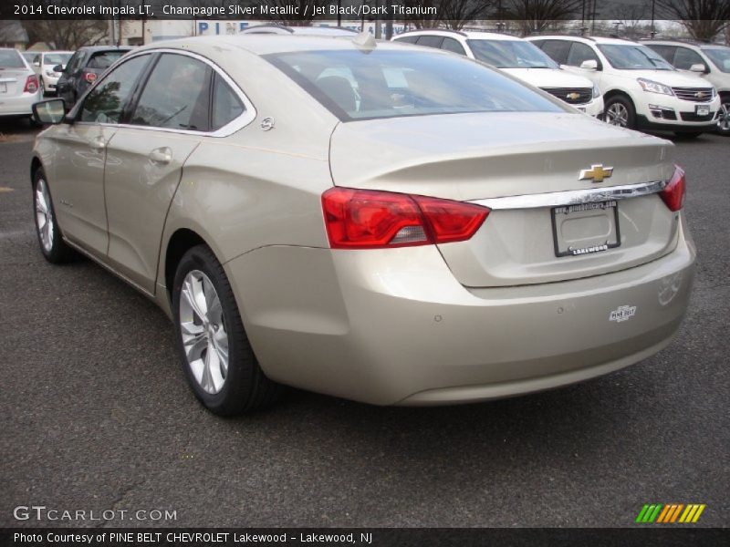 Champagne Silver Metallic / Jet Black/Dark Titanium 2014 Chevrolet Impala LT