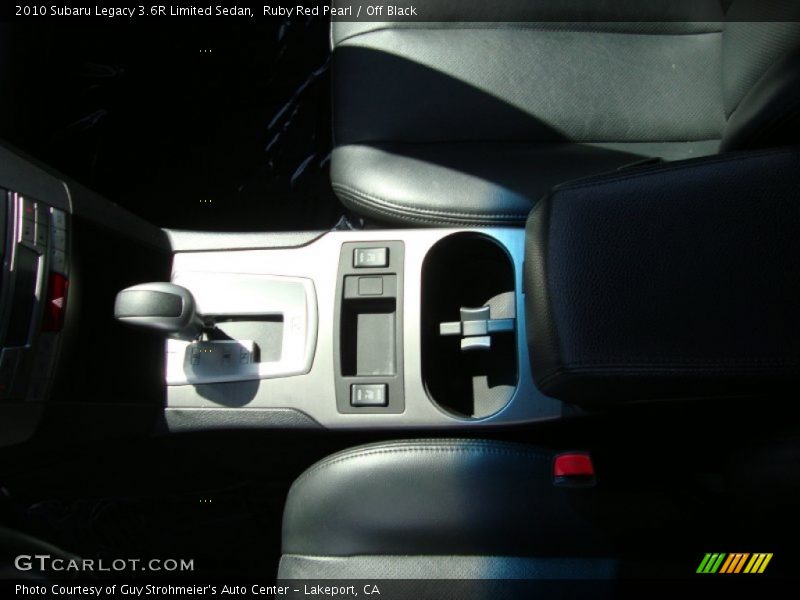 Ruby Red Pearl / Off Black 2010 Subaru Legacy 3.6R Limited Sedan
