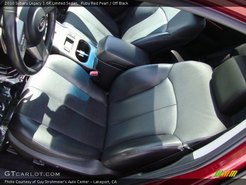 Ruby Red Pearl / Off Black 2010 Subaru Legacy 3.6R Limited Sedan