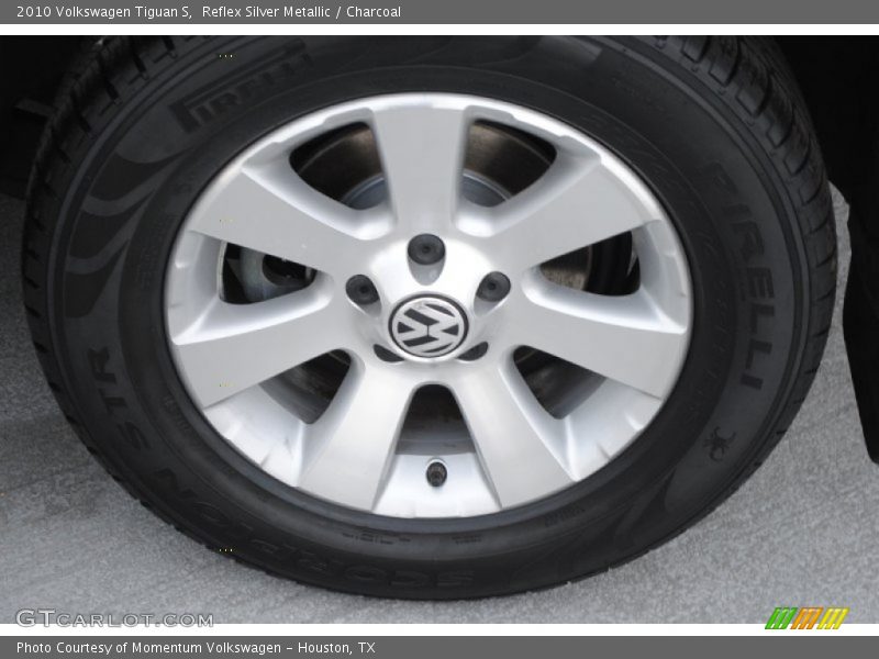 Reflex Silver Metallic / Charcoal 2010 Volkswagen Tiguan S