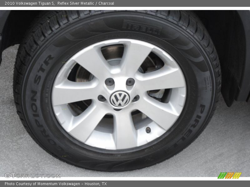 Reflex Silver Metallic / Charcoal 2010 Volkswagen Tiguan S