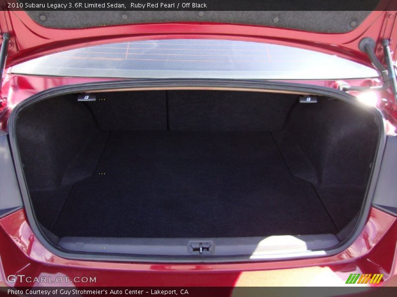 Ruby Red Pearl / Off Black 2010 Subaru Legacy 3.6R Limited Sedan