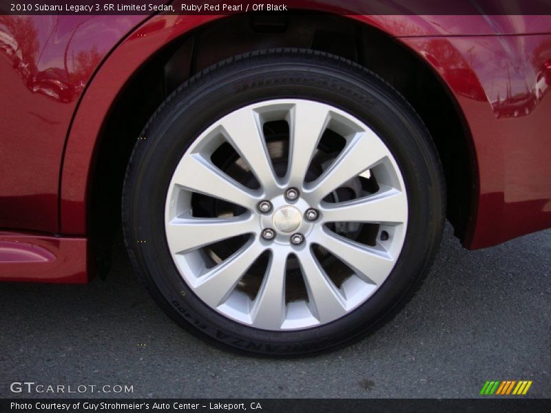  2010 Legacy 3.6R Limited Sedan Wheel
