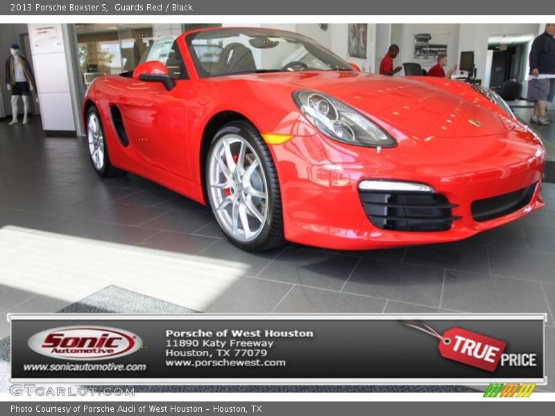 Guards Red / Black 2013 Porsche Boxster S