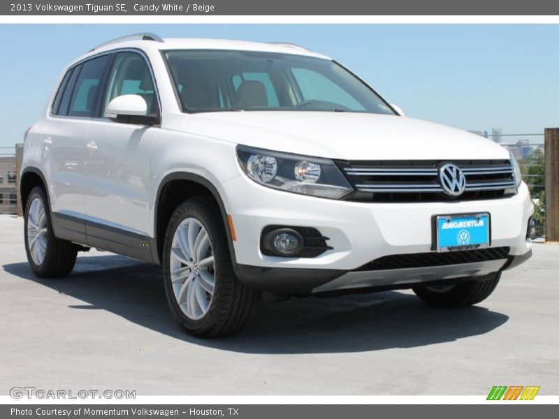 Candy White / Beige 2013 Volkswagen Tiguan SE