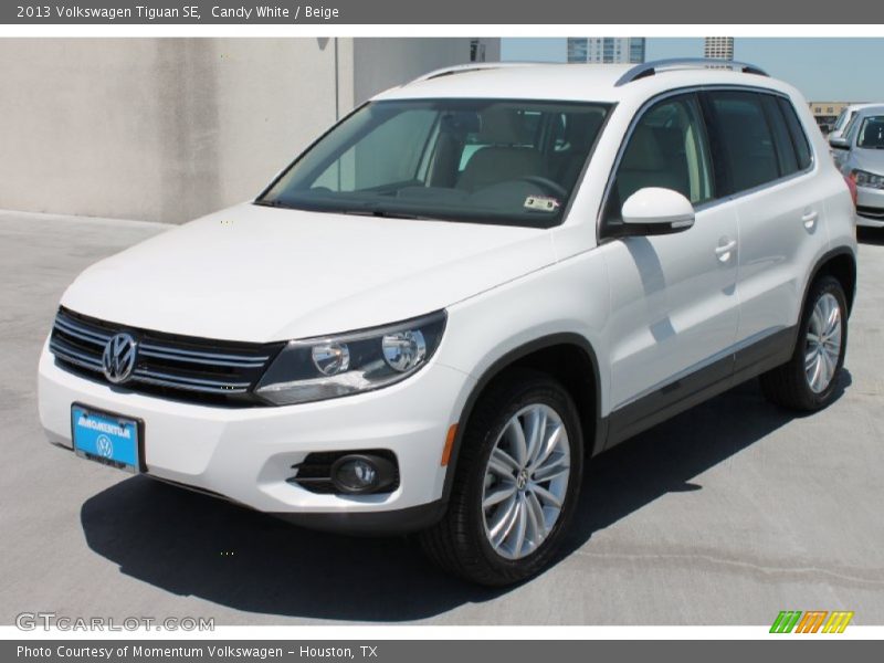 Candy White / Beige 2013 Volkswagen Tiguan SE