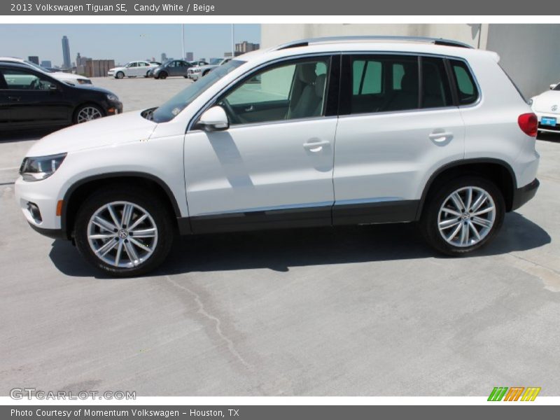 Candy White / Beige 2013 Volkswagen Tiguan SE