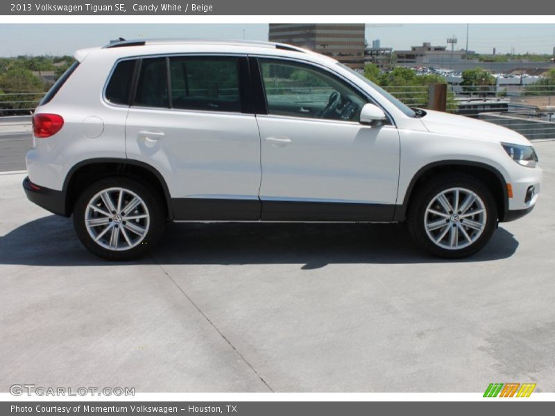 Candy White / Beige 2013 Volkswagen Tiguan SE