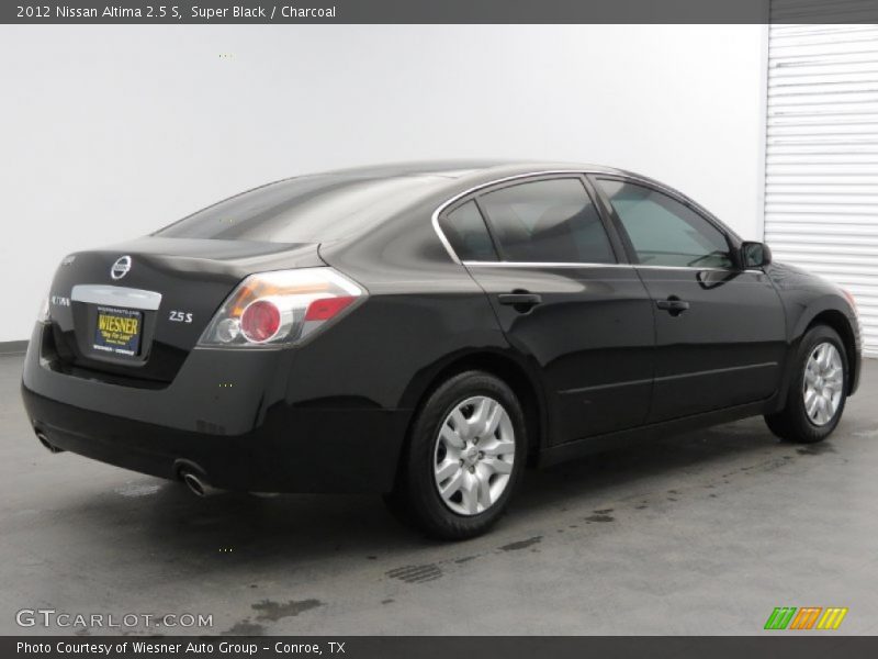 Super Black / Charcoal 2012 Nissan Altima 2.5 S