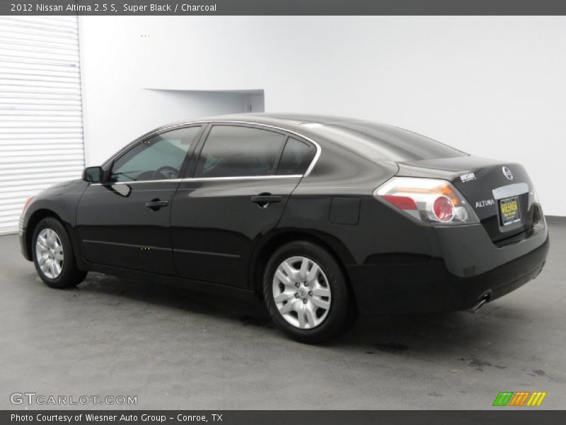 Super Black / Charcoal 2012 Nissan Altima 2.5 S