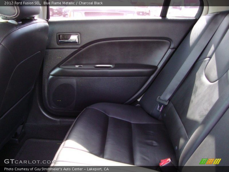 Blue Flame Metallic / Charcoal Black 2012 Ford Fusion SEL