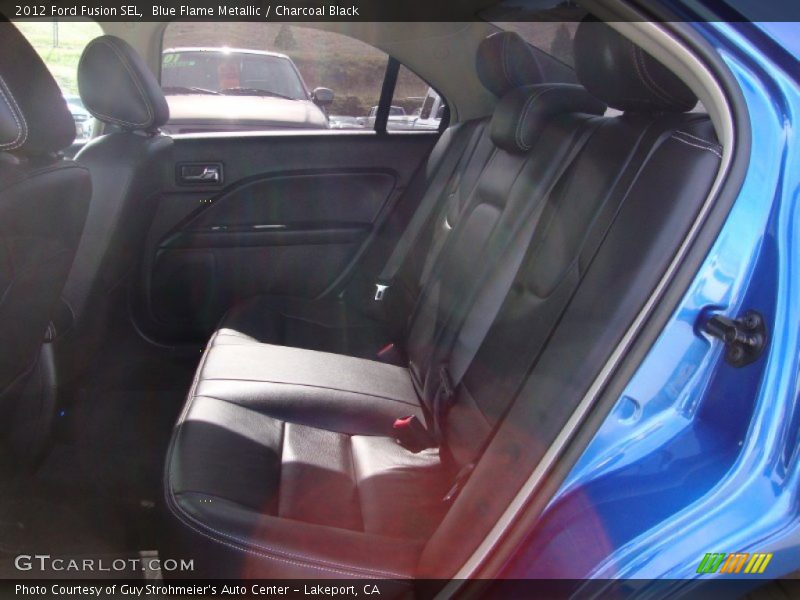 Blue Flame Metallic / Charcoal Black 2012 Ford Fusion SEL