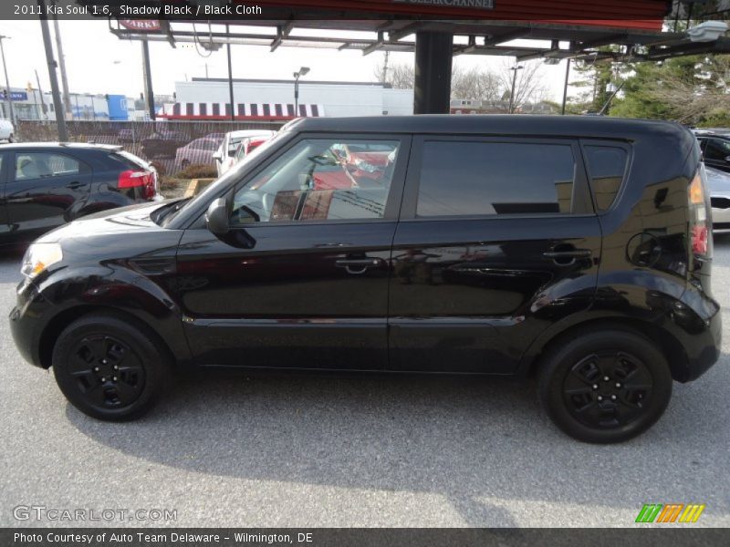 Shadow Black / Black Cloth 2011 Kia Soul 1.6