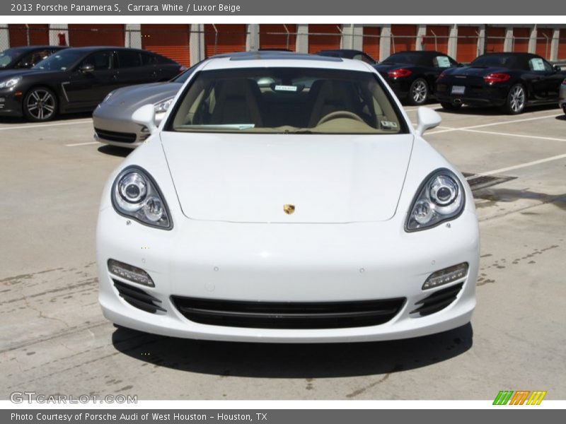 Carrara White / Luxor Beige 2013 Porsche Panamera S