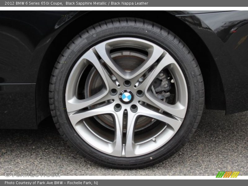 Black Sapphire Metallic / Black Nappa Leather 2012 BMW 6 Series 650i Coupe