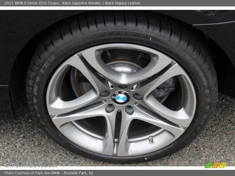 Black Sapphire Metallic / Black Nappa Leather 2012 BMW 6 Series 650i Coupe