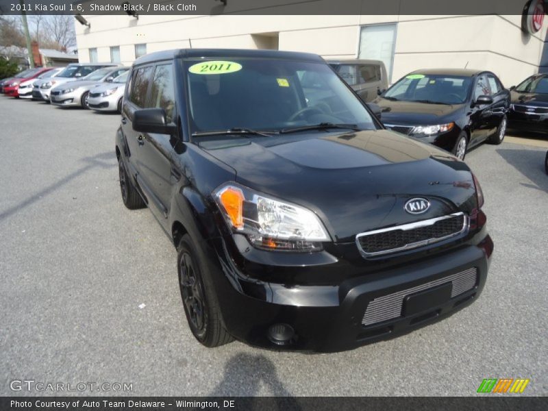 Shadow Black / Black Cloth 2011 Kia Soul 1.6