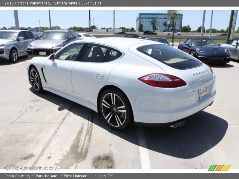 Carrara White / Luxor Beige 2013 Porsche Panamera S